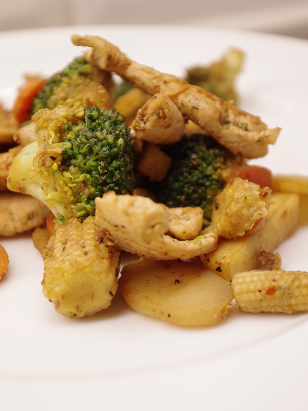 Kycklingwok, recept