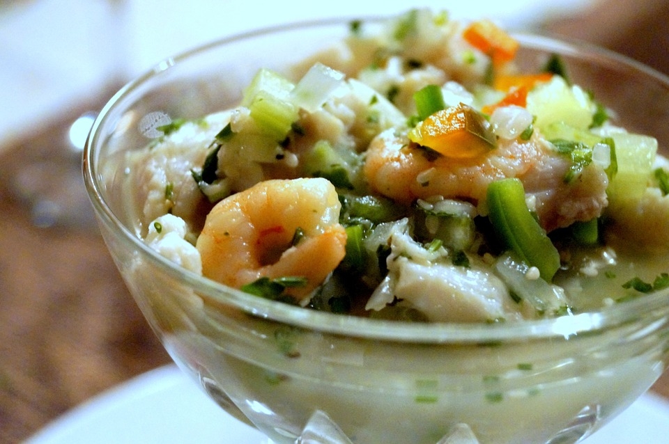 Ceviche, recept