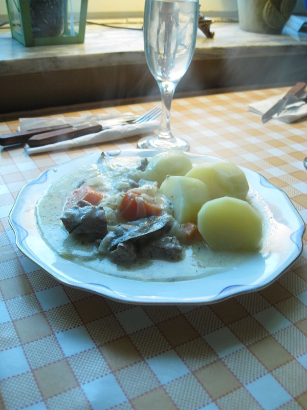 Dillkött, recept