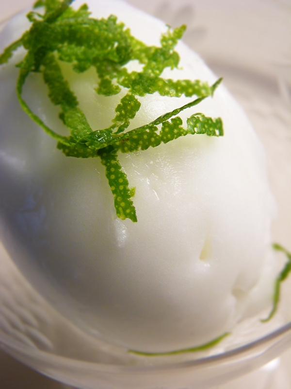 Limesorbet, recept