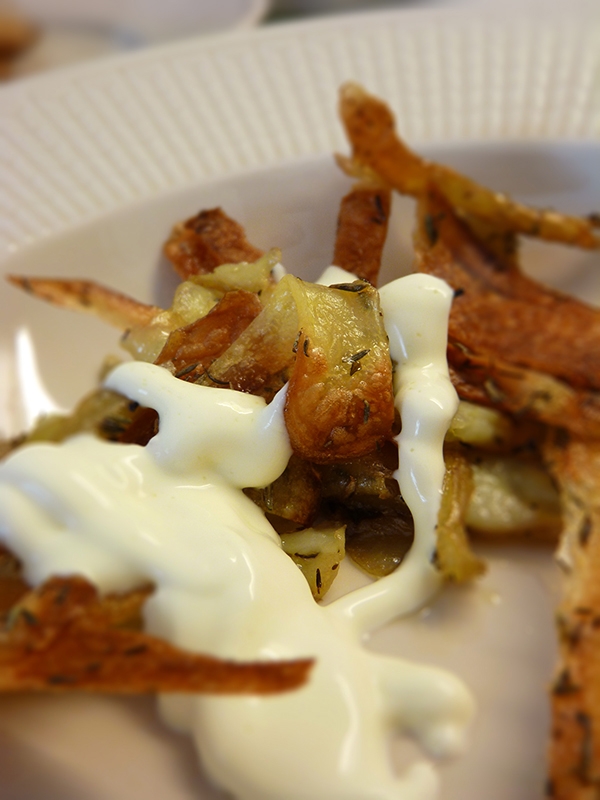 Ugnsrostad Potatis Med Timjan, recept