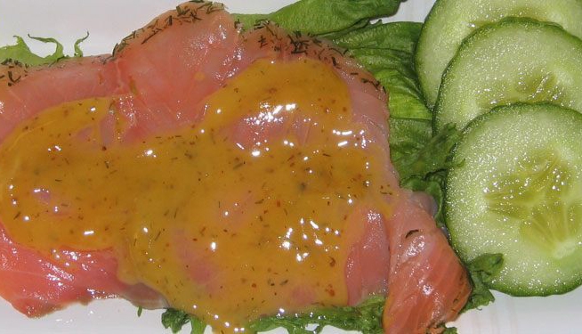 Gravlaxsås / hovmästarsås, recept