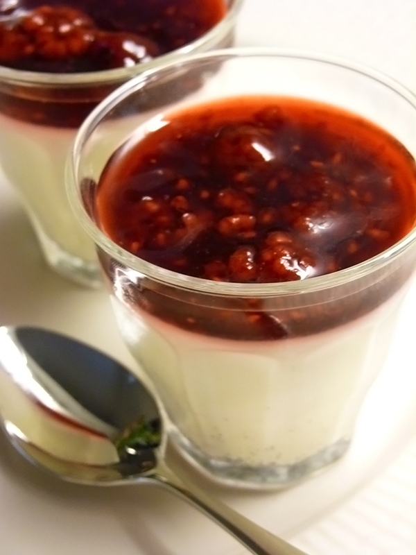 Pannacotta Med Hallon, recept