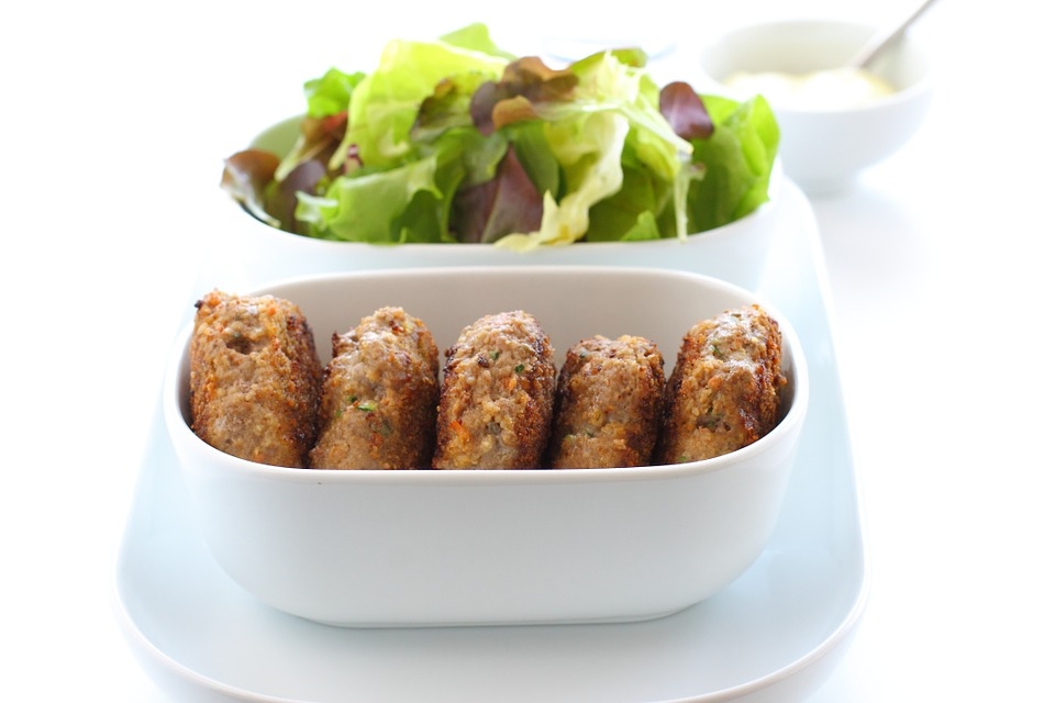 Lammfärsbiffar, recept