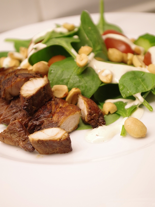 Kycklingsallad , recept