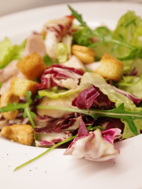 Kycklingsallad Med Chilivinägrett, recept