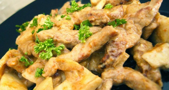 Biff Stroganoff , recept